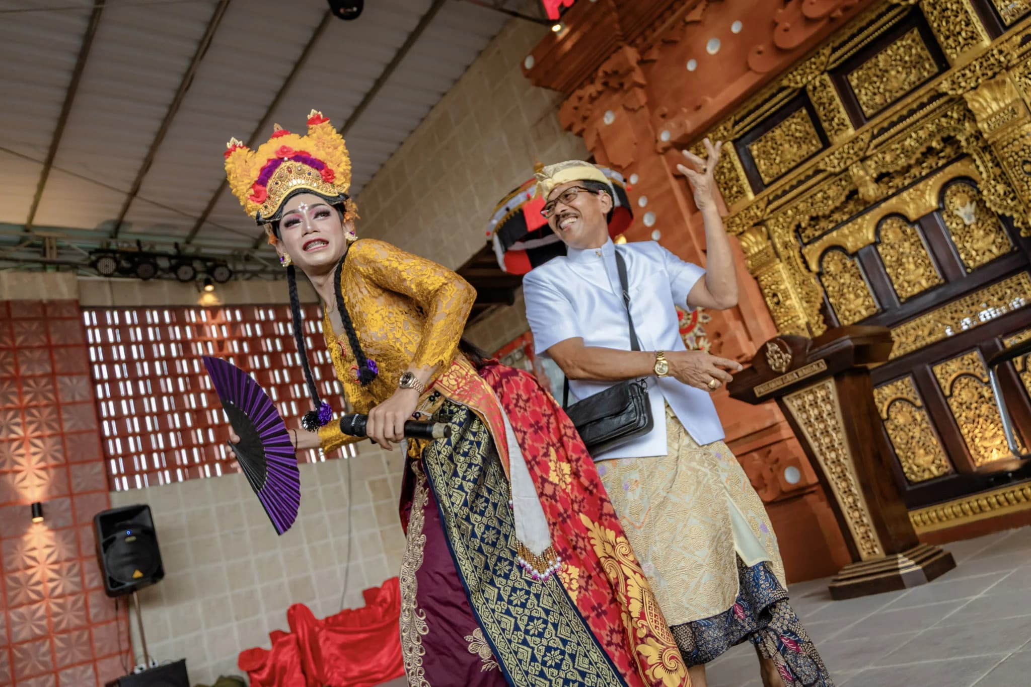 Taman terbuka hijau di lingkungan Pasraman