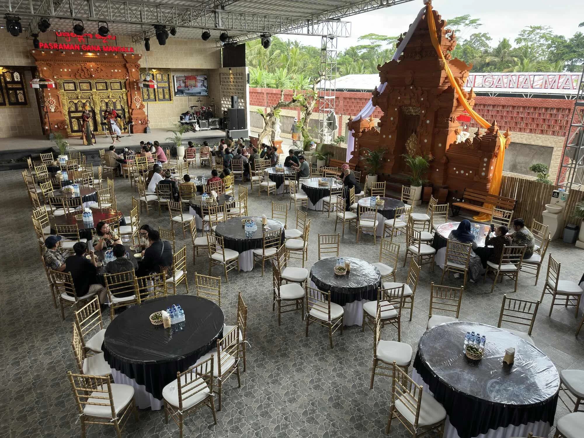 Suasana Pasraman Gana Mandala Mengwi